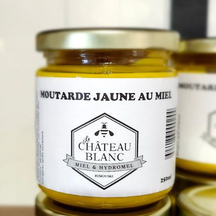 Moutarde jaune au miel