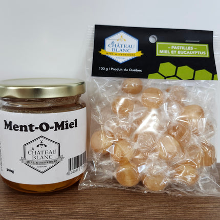 Duo Ment-O-Miel et Pastilles miel et eucalyptus