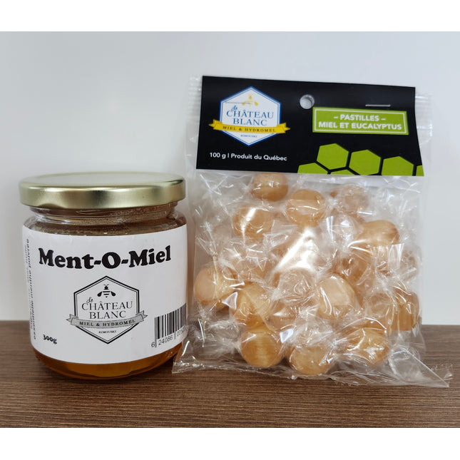 Duo Ment-O-Miel et Pastilles miel et eucalyptus